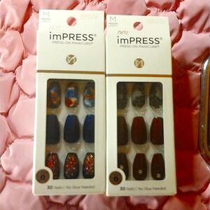 Bundle of 2 Sets imPRESS Press-On Nails - Medium,